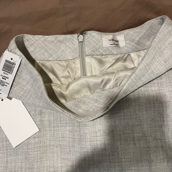 NWT White Wilfred Classic Mini Skirt - Picture 8 of 9
